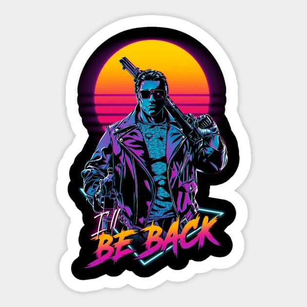 I'll be back Sticker by ddjvigo